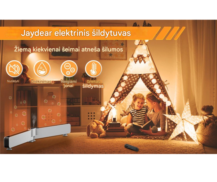 Šildytuvas-drėkintuvas JAYADER 2800 W