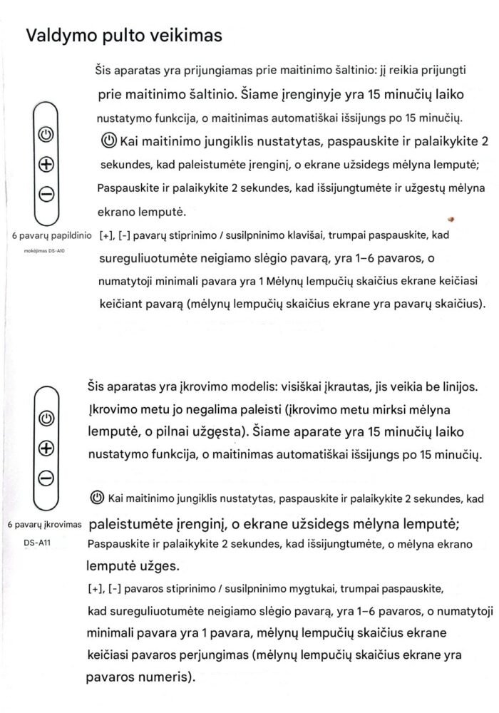 Išmanusis odo lyginimo tipo masažuoklis