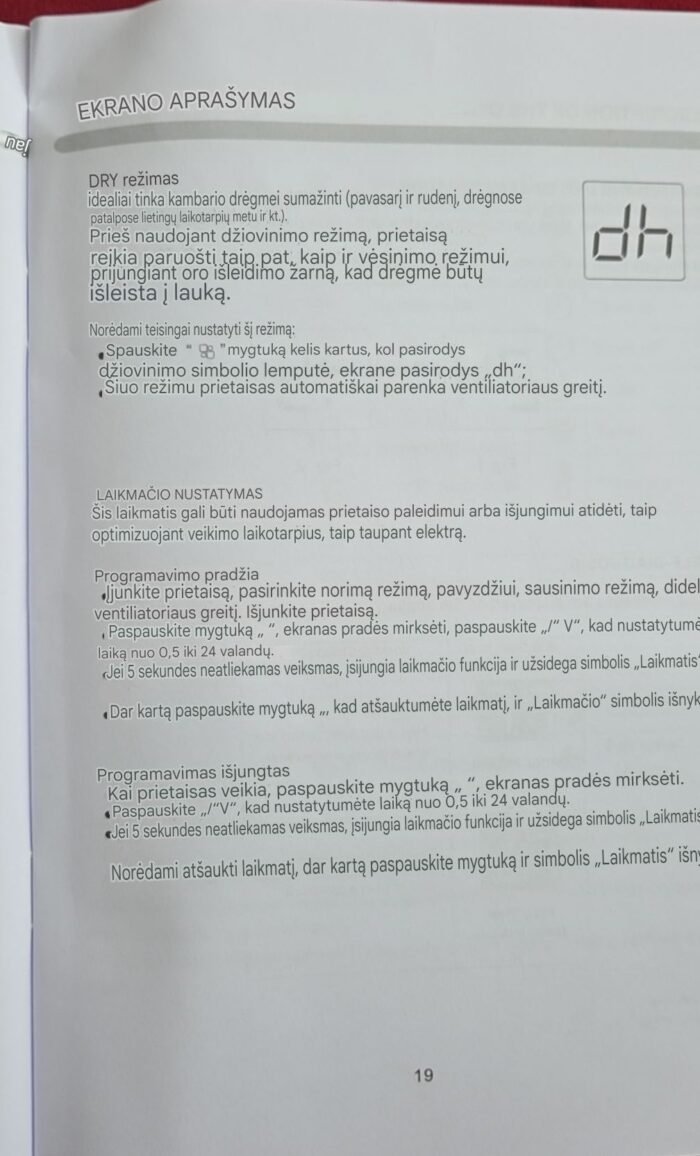 Nešiojamas oro kondicionierius 7000 BTU, DuraComfort