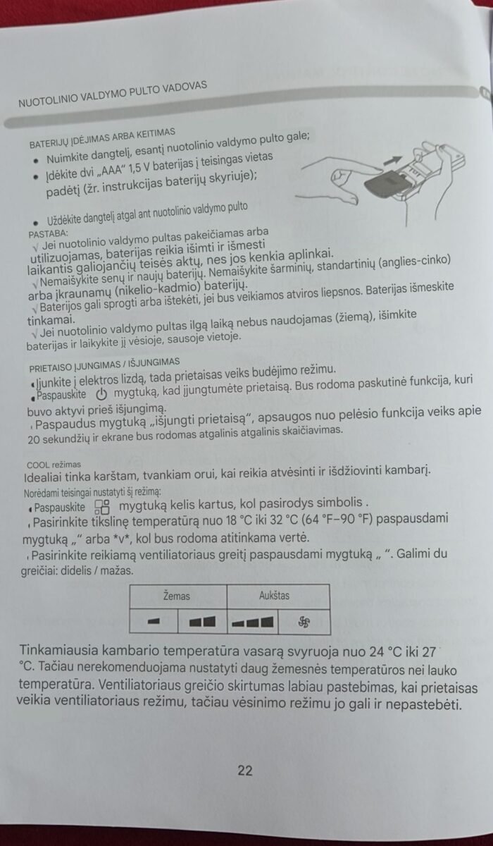 Nešiojamas oro kondicionierius 7000 BTU, DuraComfort