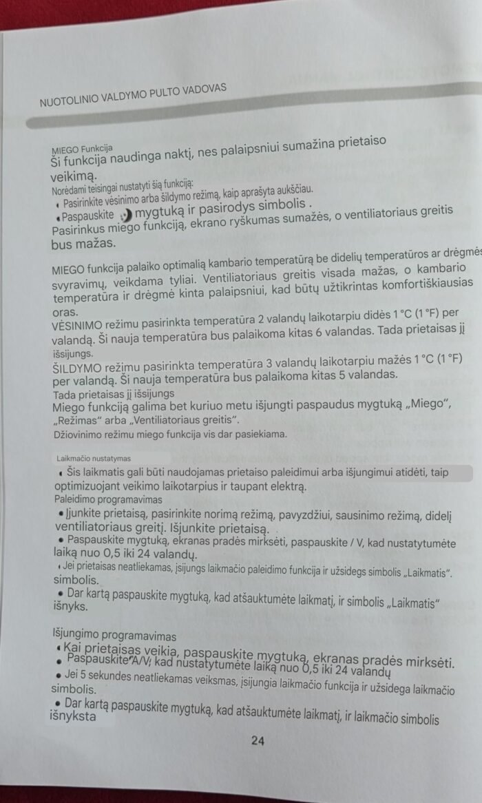 Nešiojamas oro kondicionierius 7000 BTU, DuraComfort