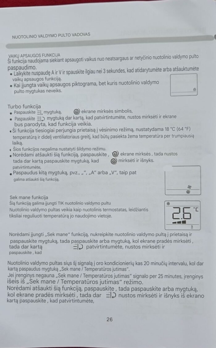Nešiojamas oro kondicionierius 7000 BTU, DuraComfort