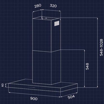 Gartraukis Ciarra 90 cm., modelis CBCS9102