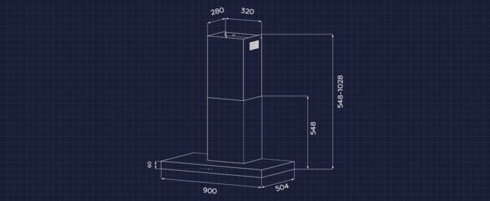 Gartraukis Ciarra 90 cm., modelis CBCS9102