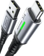 INIU USB A–USB C įkrovimo laidas, [0,5 m / 1 m / 2 m], 3,1 A greito įkrovimo pintas laidas