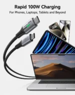 INIU D5CC USB C–C laidas 100 W (201 cm., 2 vnt. pakuotė)