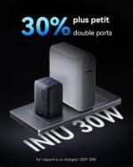 INIU 30W PowerCube Duo USB-C įkroviklis, modelis AI-611