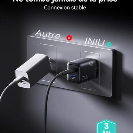 INIU 30W PowerCube Duo USB-C įkroviklis, modelis AI-611