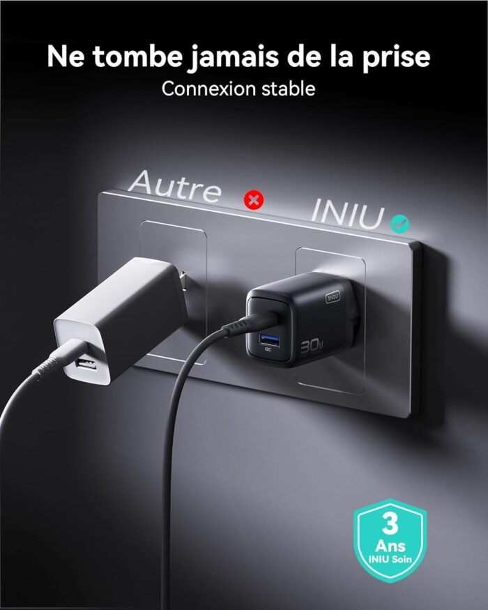 INIU 30W PowerCube Duo USB-C įkroviklis, modelis AI-611