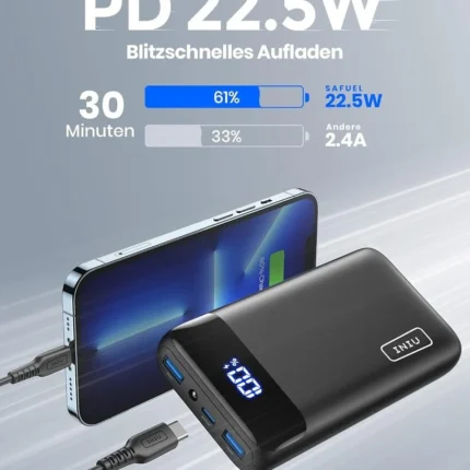 Atsarginis maitinimo šaltinis ("Power Bank") Iniu Power Pack, 20000 mAh