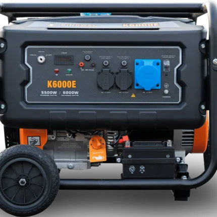 Benzininis generatorius KINGWAY K6000E-T+ K3000W