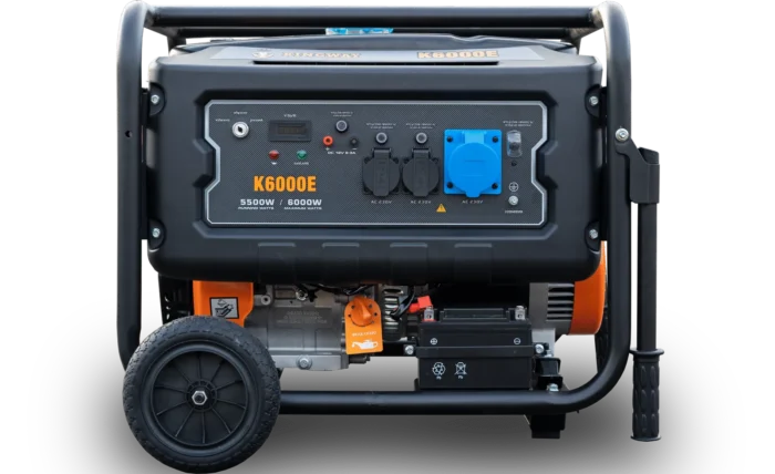 Benzininis generatorius KINGWAY K6000E-T+ K3000W