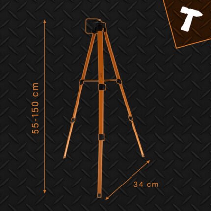 Kryžminis trikojis lazeriniam nivelyrui 150 cm Bigstren 25964