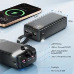 Įkroviklis (power bank) 42000 mAh 22,5 W USB-C su LED ekranu