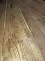 Valgomojo stalas, akacijos ir mango mediena, 150x80x75 cm.