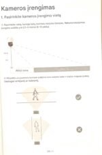 Kamera 4G su saulės baterija ir atminties kortele