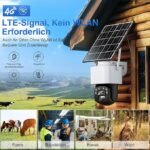 Kamera su saulės baterija ir atminties kortele