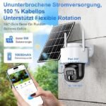 Kamera su saulės baterija ir atminties kortele