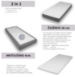 Čiužinys Dream Comfort pocket, 150x200x20 cm