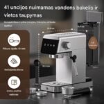 Kavos aparatas amerikietiška, kapučino, latte, espresso