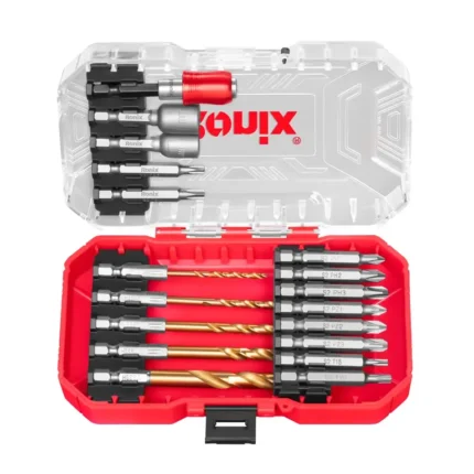 18vnt lizdų ir bitų įrankių rinkiniai "RH-5453"