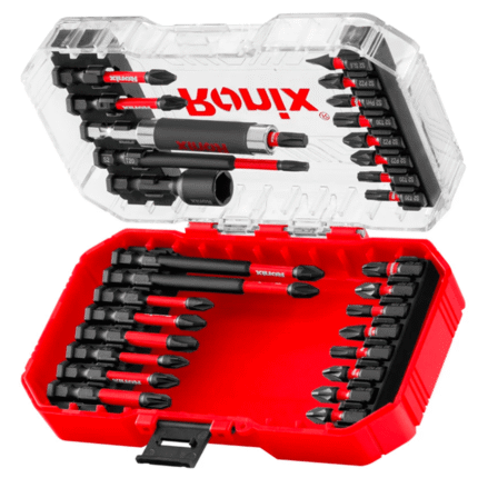 30vnt lizdų ir bitų įrankių rinkiniai "RH-5458"