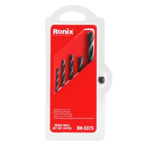 5 dalių medienos grąžtų rinkinys RH-5375