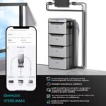 Elektrinė balkonui IFUSION IFTC1600 su 1200 W saulės energija