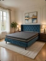 Lova žalios medžiagos apdaila