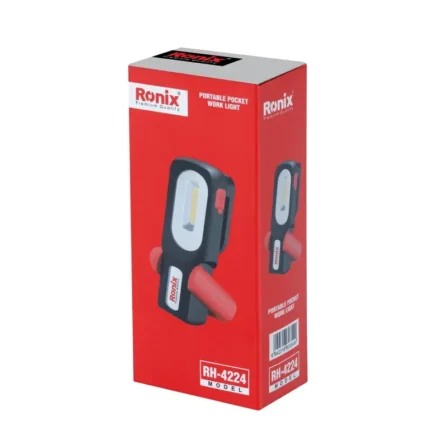 Nešiojamas kišeninis darbinis šviestuvas 120lm - Magno modelis "RH-4224"
