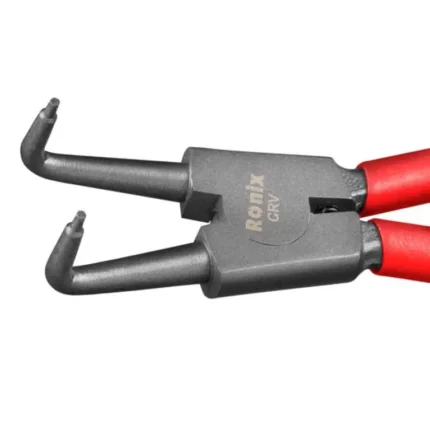 180 mm lenktos replės išoriniams fiksavimo žiedams (RH-1737)