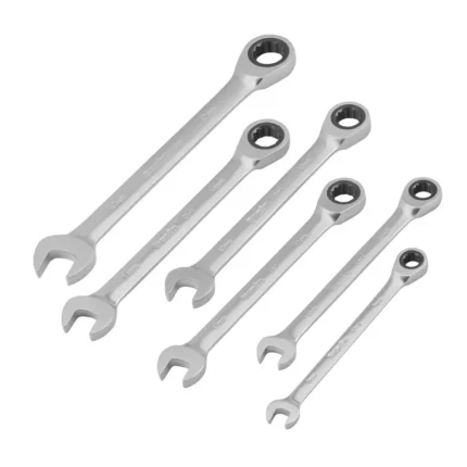 Dvipusių kilpinių reketinių raktų rinkinis (6 vnt.) (RH-2173)