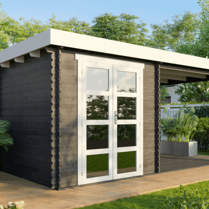 Sodo namelis su terasa 2,5x2,5+2,5m