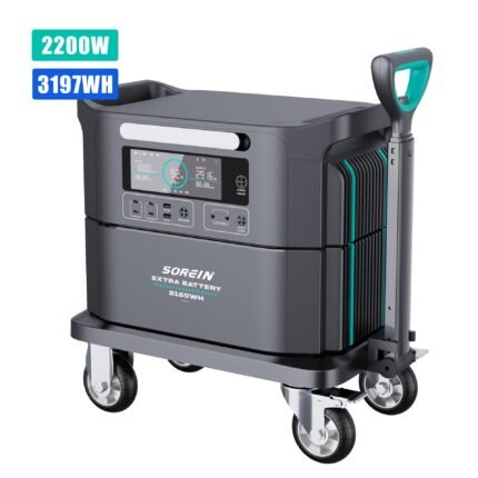 Sorein A3 3197Wh 2200W LFP Battery Stackable Power Station