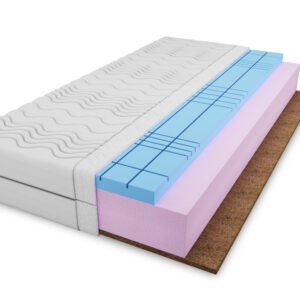 Čiužinys putų su pjaustytu putplasčiu ir kokoso sluoksniu 15 cm. storio, 6 modelis