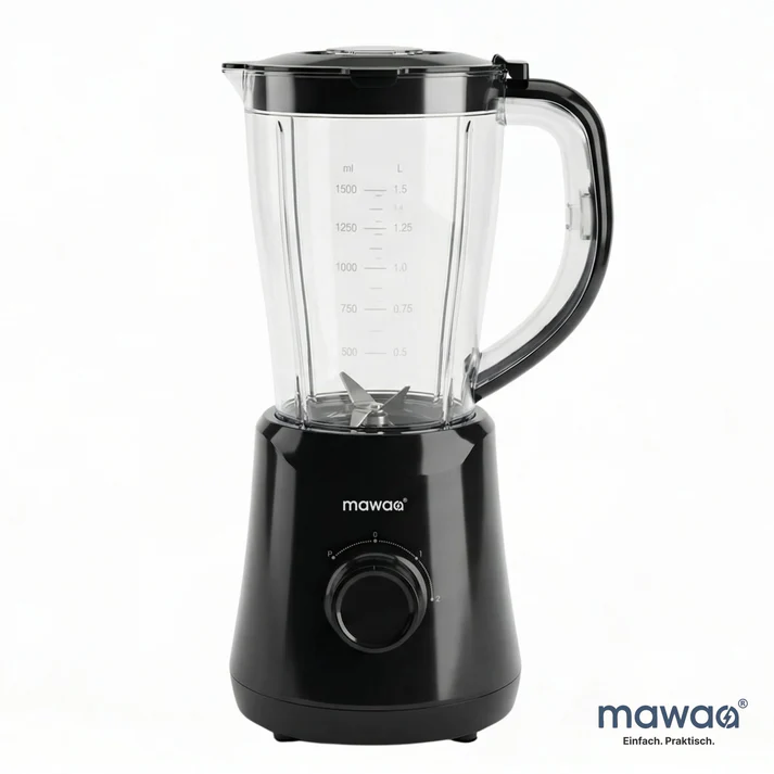 6_MawaaProduktbilderVorlage_StandmixerPlastikMBL Maisto smulkintuvas - trintuvas „Mawaa"