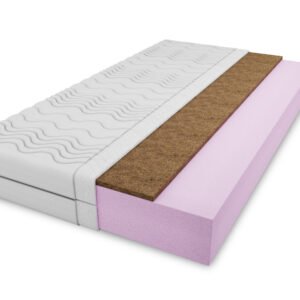 Čiužinys putplasčio su kokoso kilimėliu 15 cm. storio, modelis 7