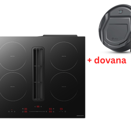 Indukcinė kaitlentė su integruotu gartraukiu Midea + dovana robotas-siurblys Lefant M210P