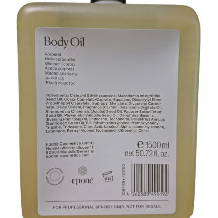 Drėkinamasis kūno aliejus Eponé