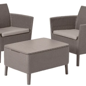 Sodo baldų komplektas Salemo Balcony Set (smėlio spalvos)
