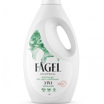 FAGEL skalbimo gelis su audinių minkštikliu "Green leaves" 3L