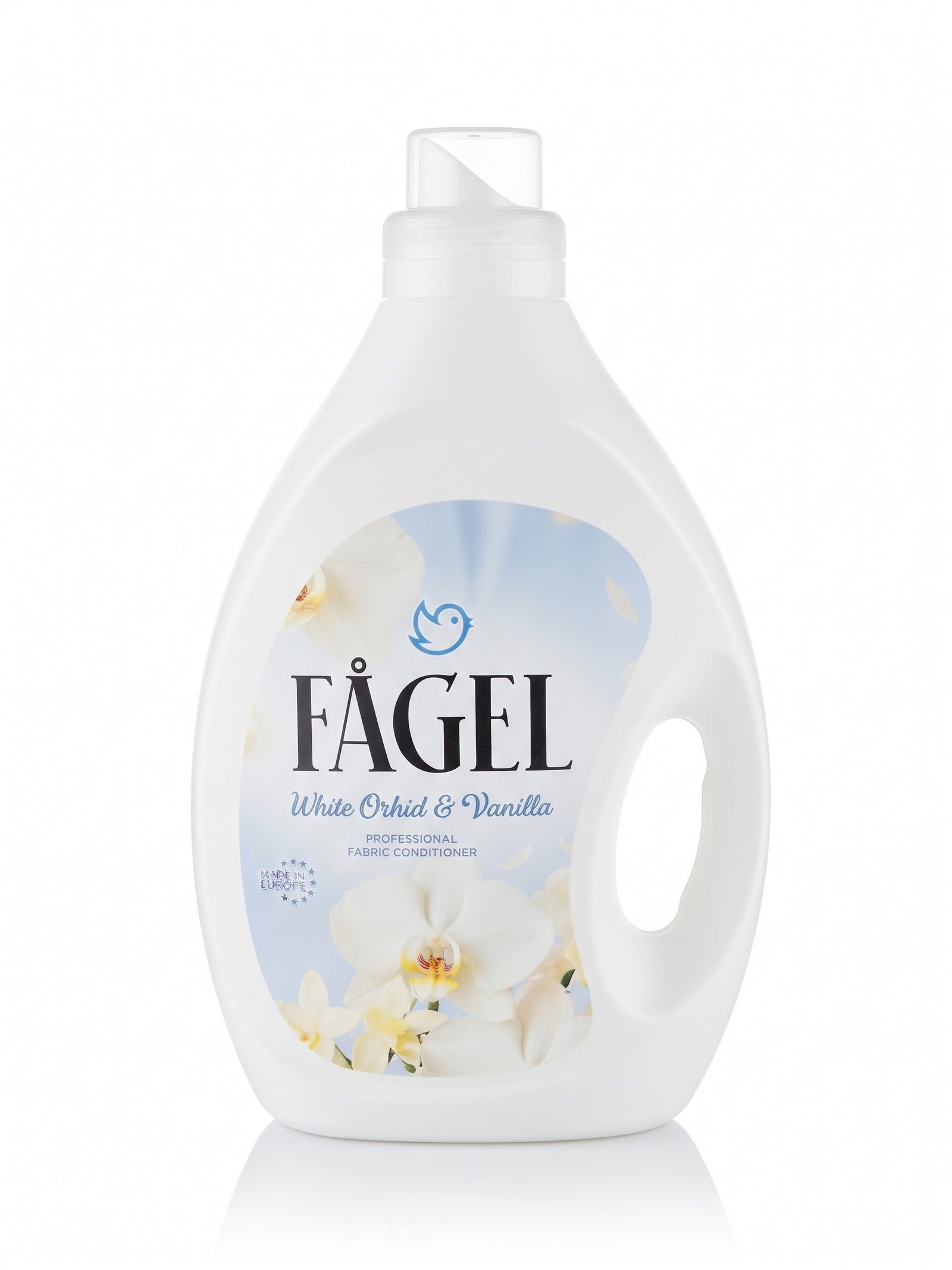 WhatsApp Image FAGEL audinių minkštiklis "White Orchid & Vanilla" 4,5 L